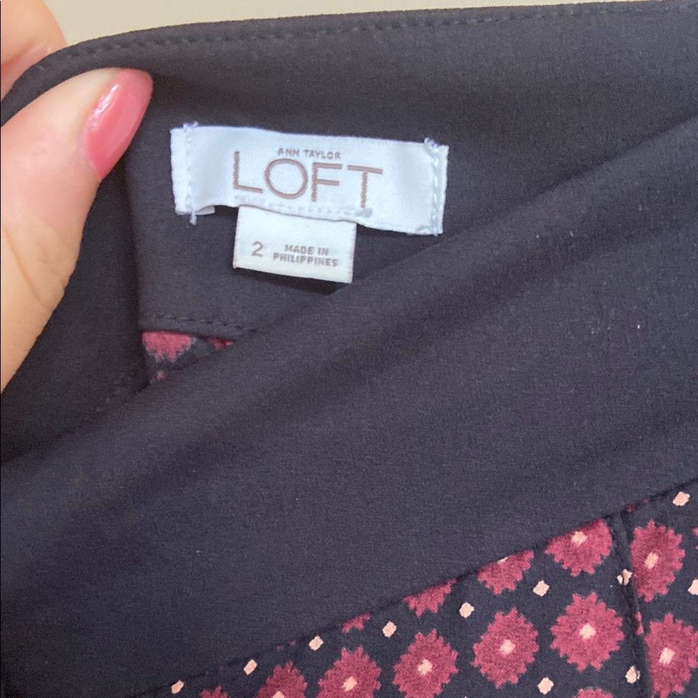 Patterned Red And Black Pants - image 6